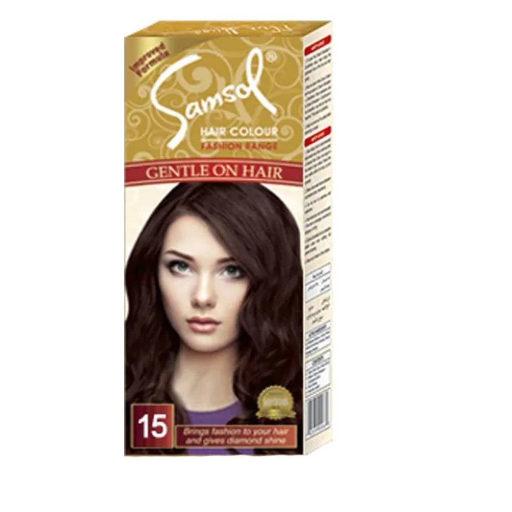SAMSOL HAIR COLOUR NATURAL BROWN NO15