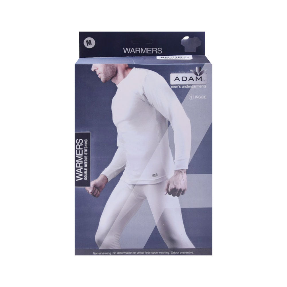 ADAM WARMER SHIRT MEDIUM WHITE 9900 PC