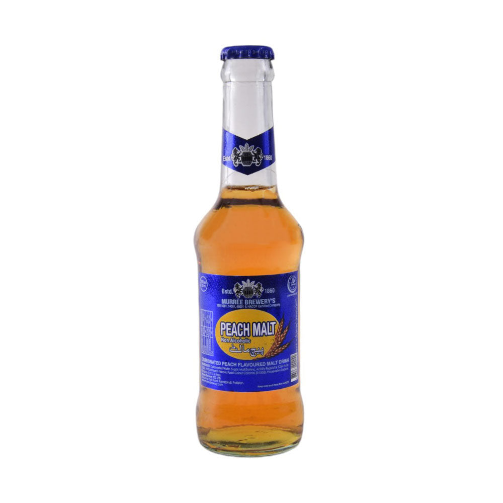 MURREE BREWERY PEACH MALT BOTTLE 250 ML