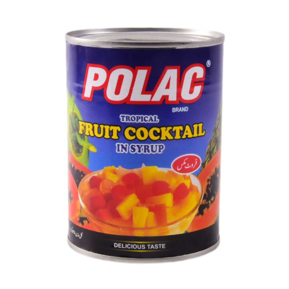 POLAC TROPICAL FRUIT COCKTAIL IN HEAVY SYRUP 540 GM
