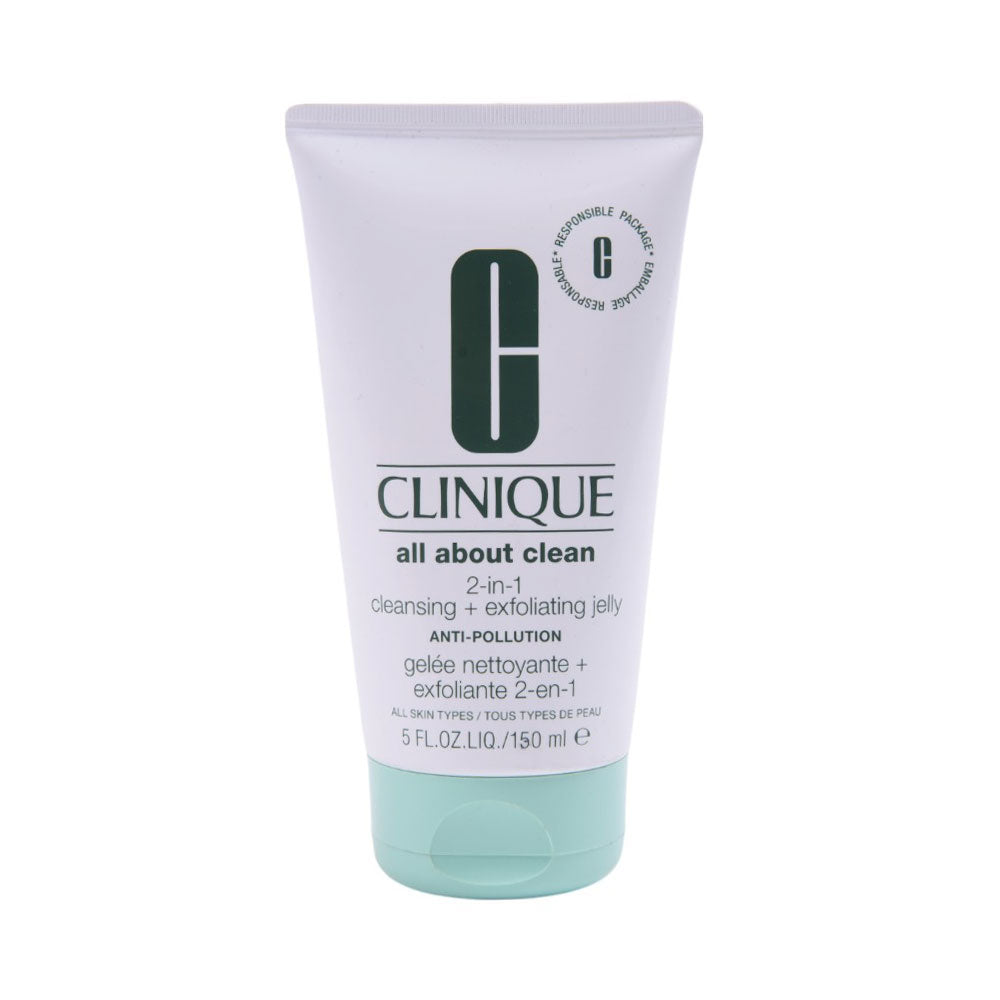 CLINIQUE 2N1 CLEANSING & EXFOLIATING JELLY ANTI POLUTION 150