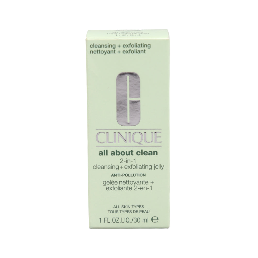CLINIQUE ALL ABOUT CLEAN 2IN1 CLEANSING+EXFOLIATING GELING A