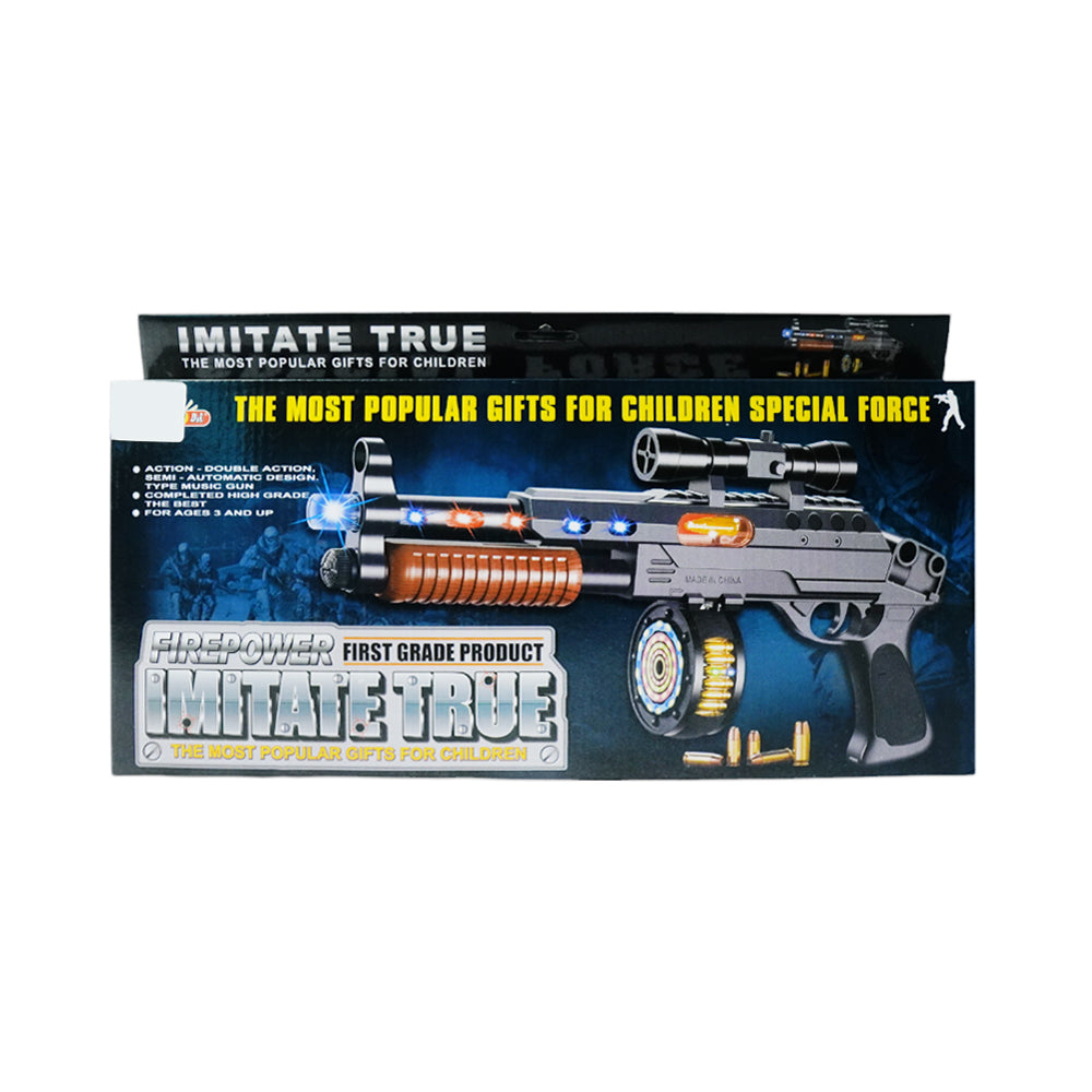 803B-1 IMITATE TRUE SOUND GUN B/O A.I