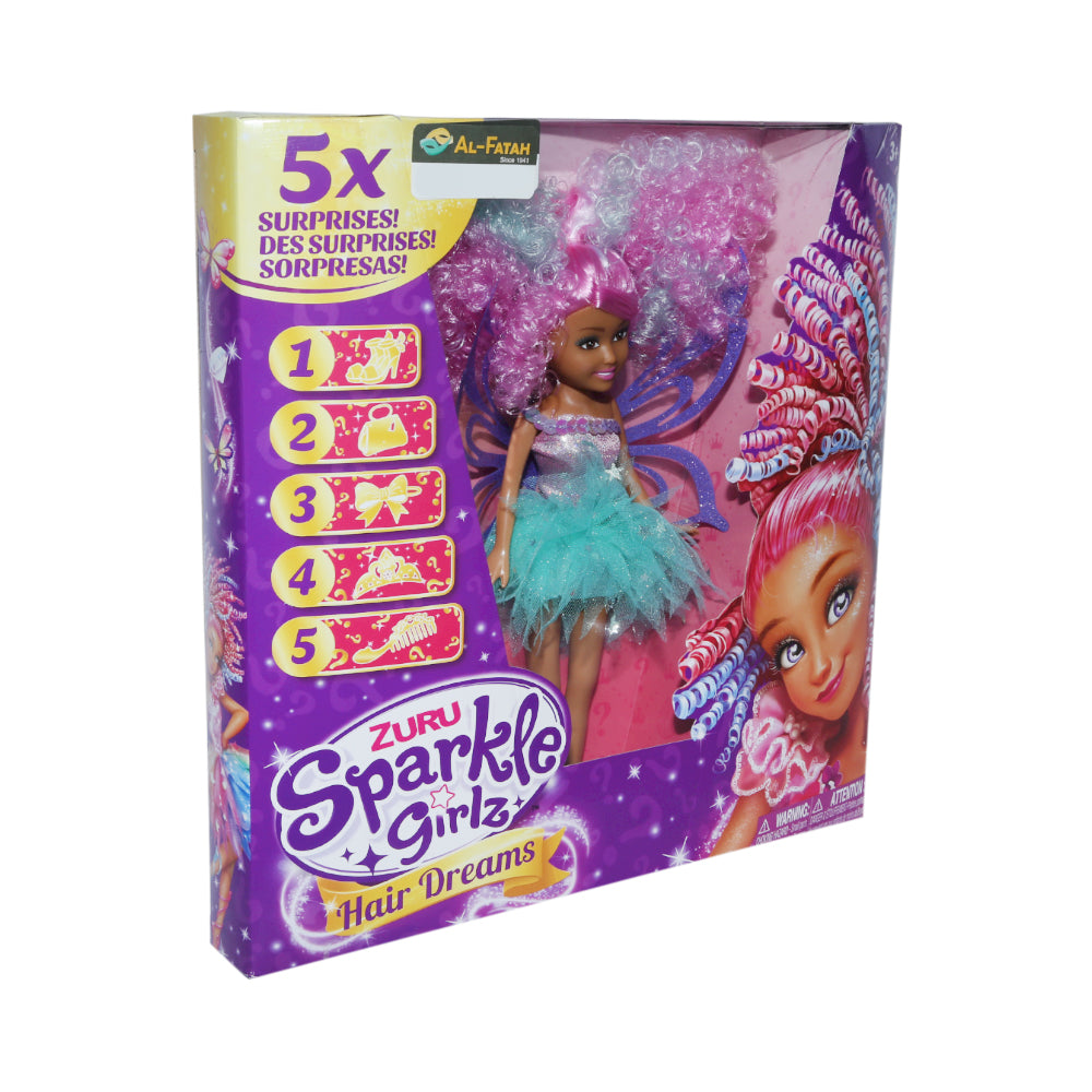 100313B ZURU SPARKLE HAIR DOLL SET (3+ YEAR) AKDM
