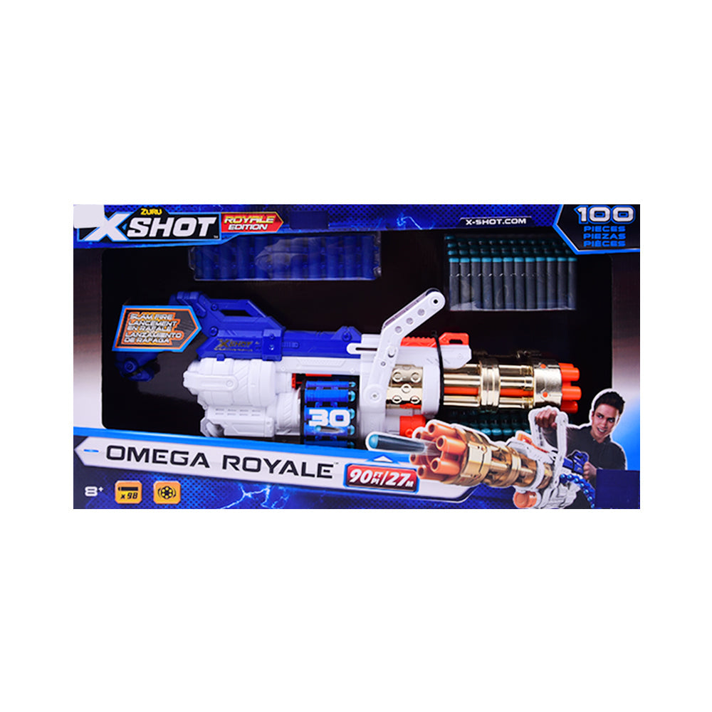 36488 ZURU X SHOT OMEGA ROYALE DART GUN D