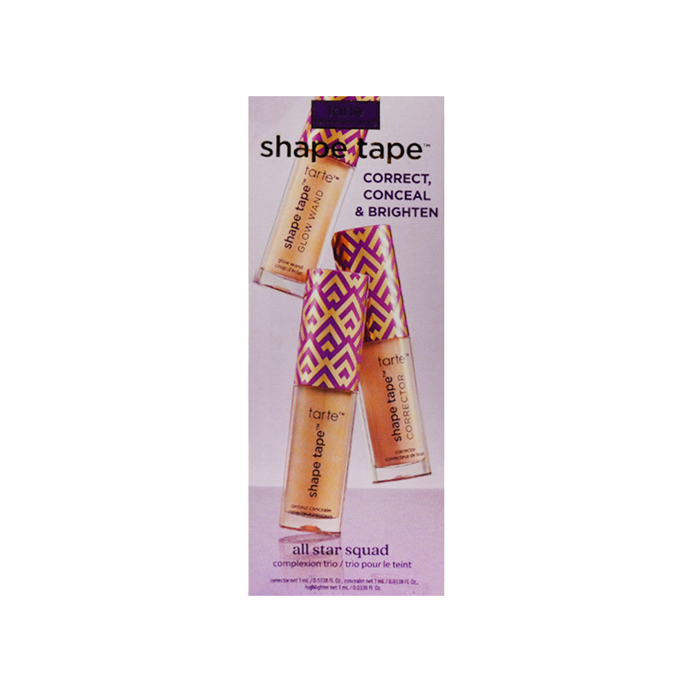 TARTE SHAPE TAPE TRIO 29N LIGHT-MEDIUM PEACH & ALIGHT 1ML