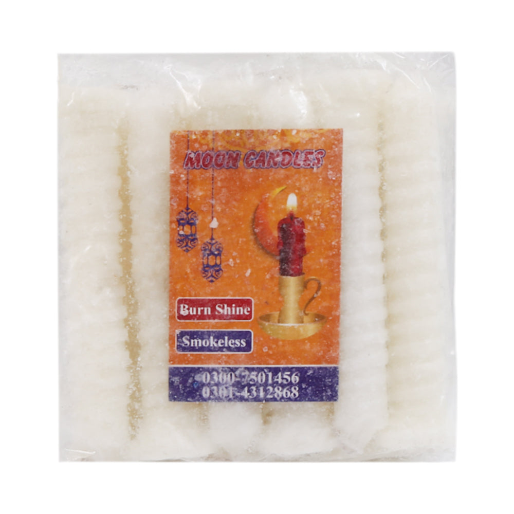 MOON CANDLES SPIRAL SMALL 12PC PACK BASIC