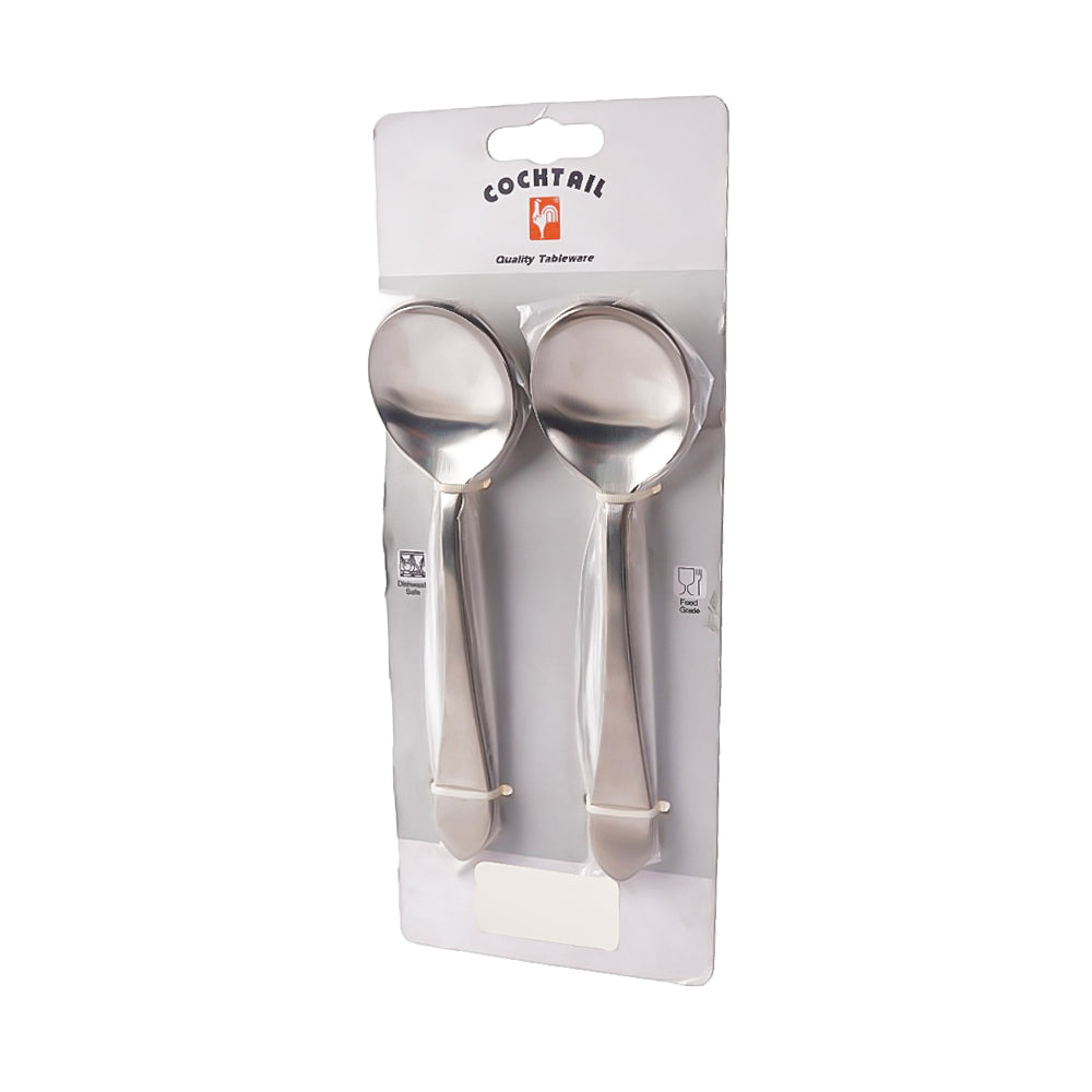 SOUP SPOON LARGE COCKTAIL RUBY 6 PC SET