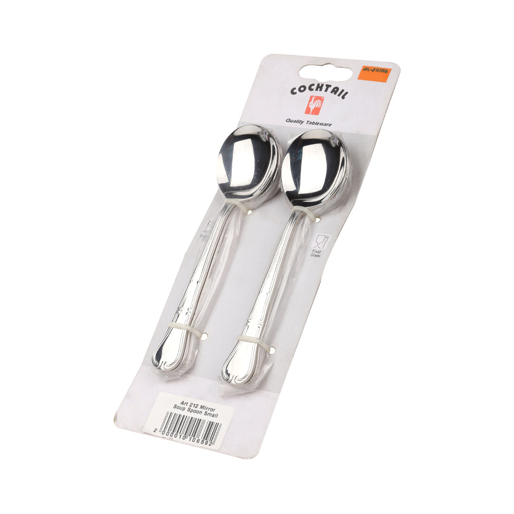 SOUP SPOON COCKTAIL SMALL 6PC SET 212 MIRROR