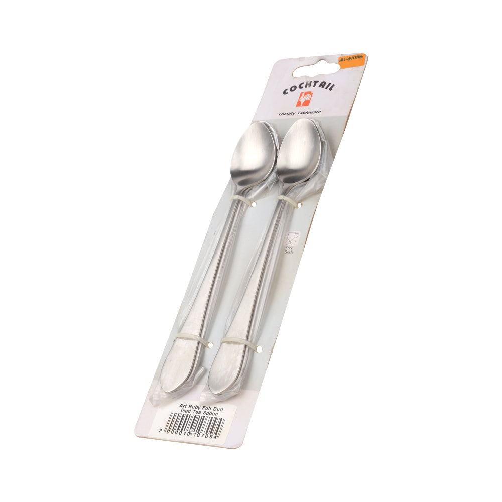 ICE CREAM SPOON COCKTAIL RUBY 6 PC SET