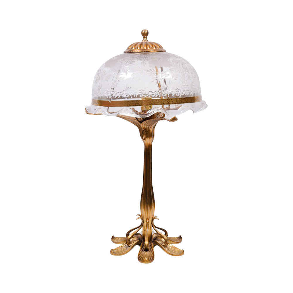 LAMP CRYSTAL BRASS E8-LG04L-1-W J330-20