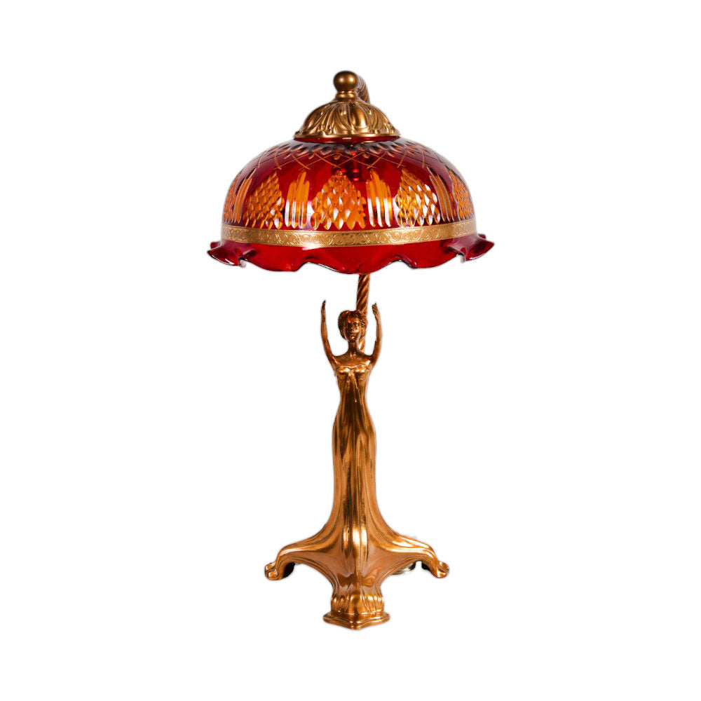 LAMP CRYSTAL BRASS E8-LG04S-1-W JSB06-C59-1