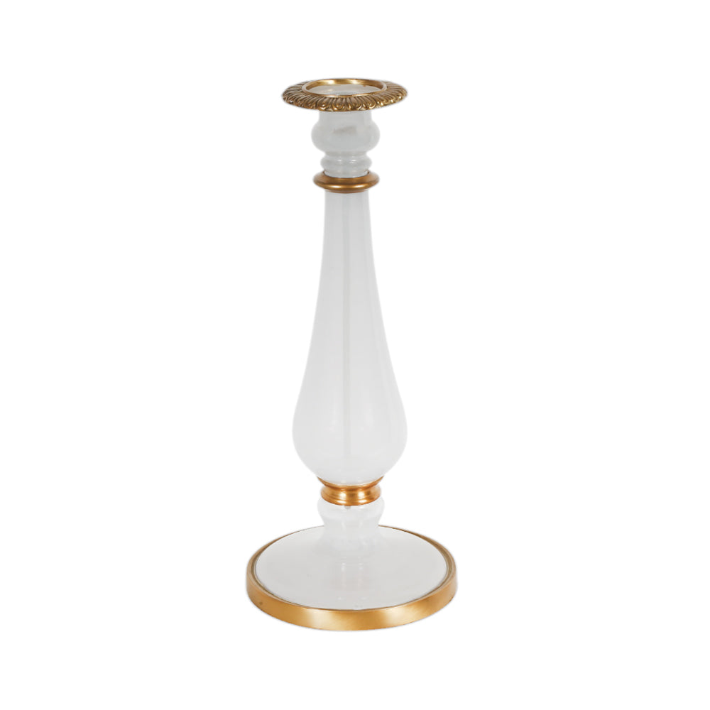 CANDLE STAND CRYSTAL BRASS E8-C24009-1 D24-3