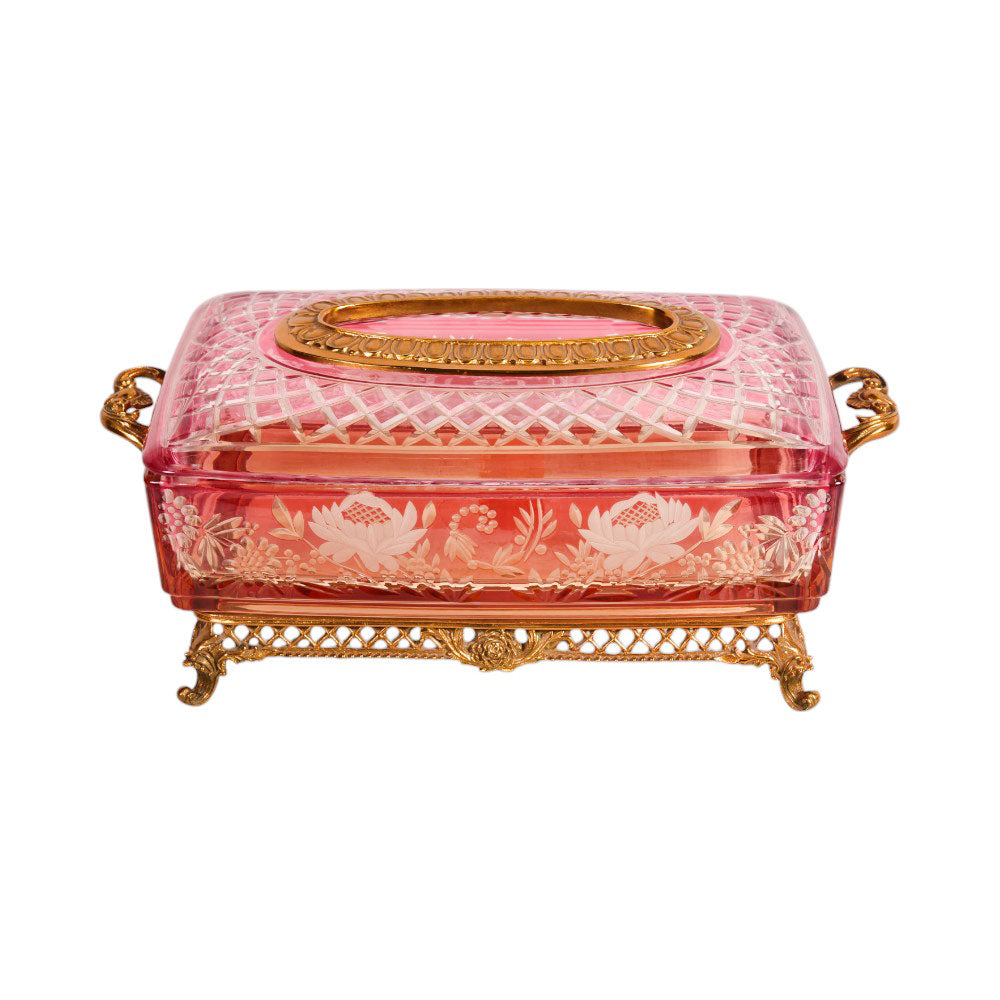 TISSUE BOX BRASS H-C19-6018 JC201-701G