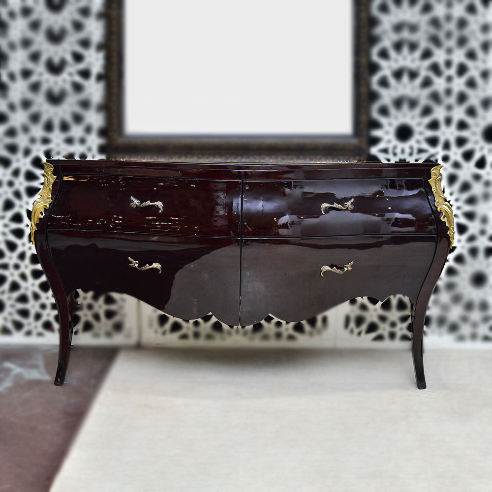 CONSOLE WOOD BLACK IR