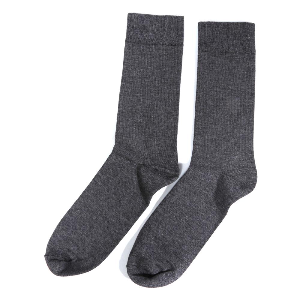 SUPER SOCKS PLAIN P1(GRAY)