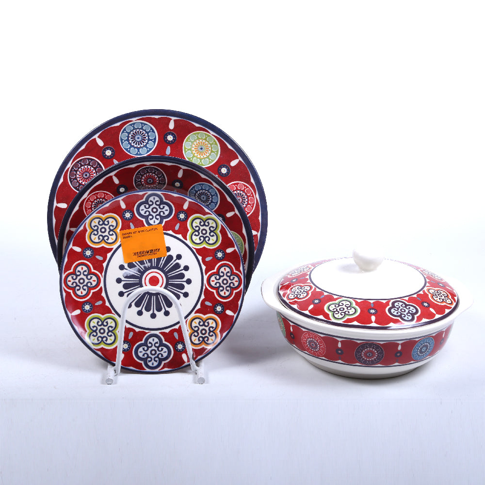 DINNER SET 85PC CLAYTON 1610FS