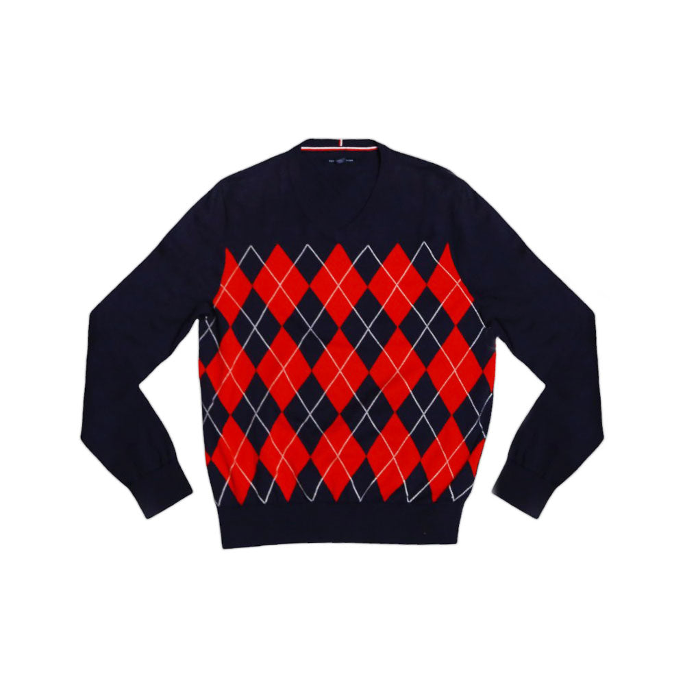 TH L/S V NECK SWEATER 78J0992460 NVY S IRW 20