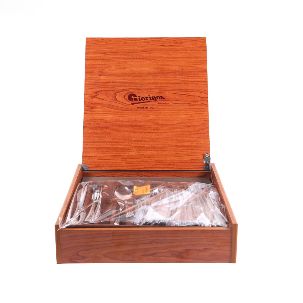 CUTTLERY SET GIORINOX 24PC COCCO SILVER 6948-24