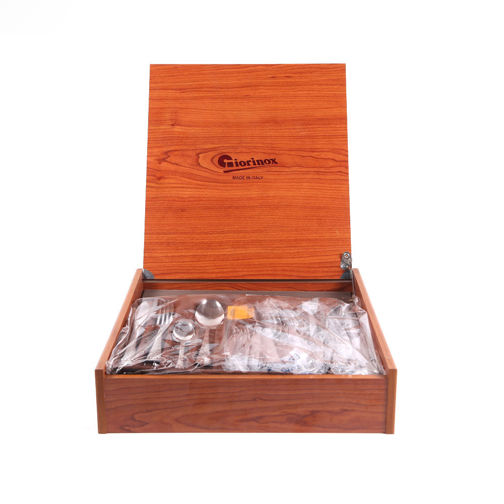 CUTTLERY SET GIORINOX 24PC ROSE SILVER 6148-24SW