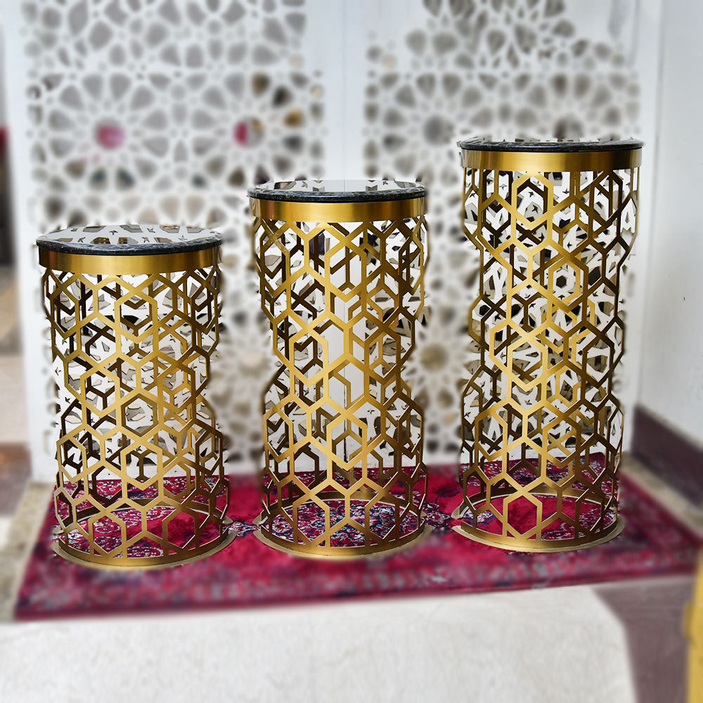 TABLE FLOWER STAND IR FL-006