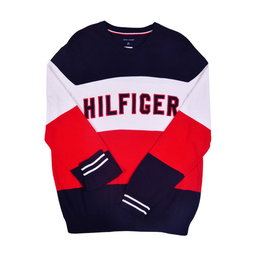 TH L/S CREW NECK SWEATER 78J1005410 NVY XL IRW 20