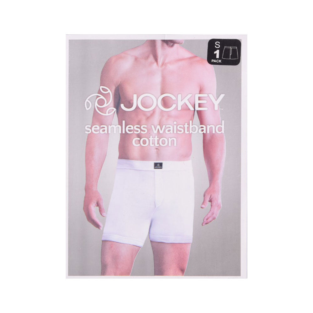 JOCKEY SEAMLESS WAISTBAND COTTON BOXER BLACK SMALL 1105