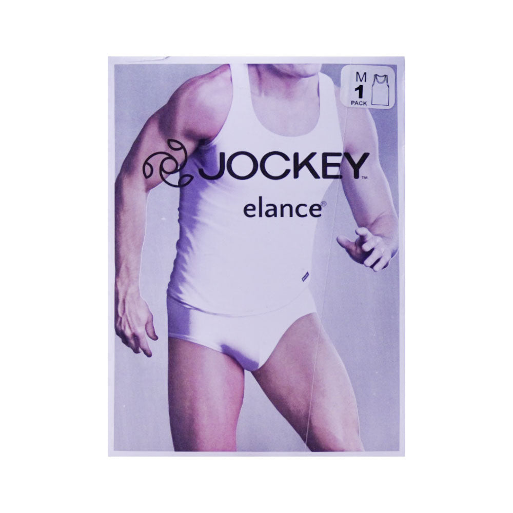 JOCKEY ELANCE SEAMLESS SANDO VEST WHITE MEDIUM FJ1040
