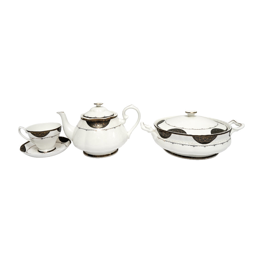 DINNER SET BONE CHINA 61PC 2001