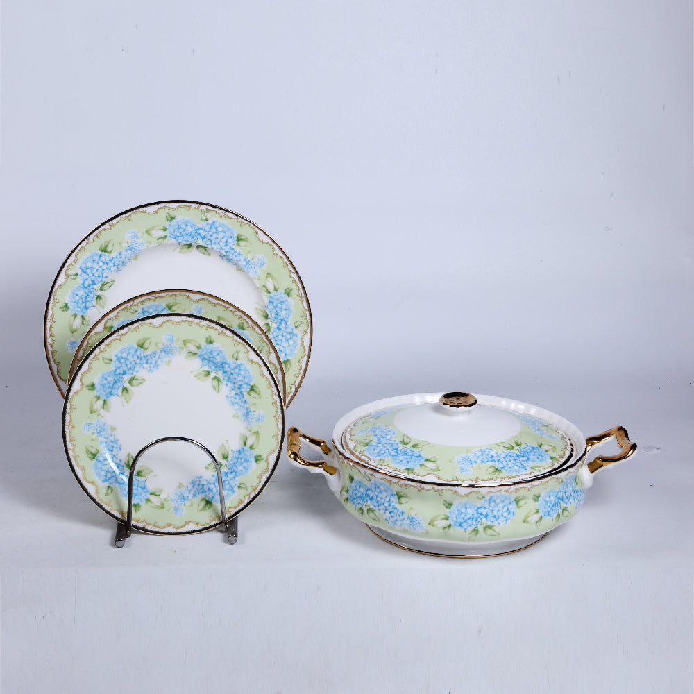 DINNER SET BONE CHINA 61PC KH03