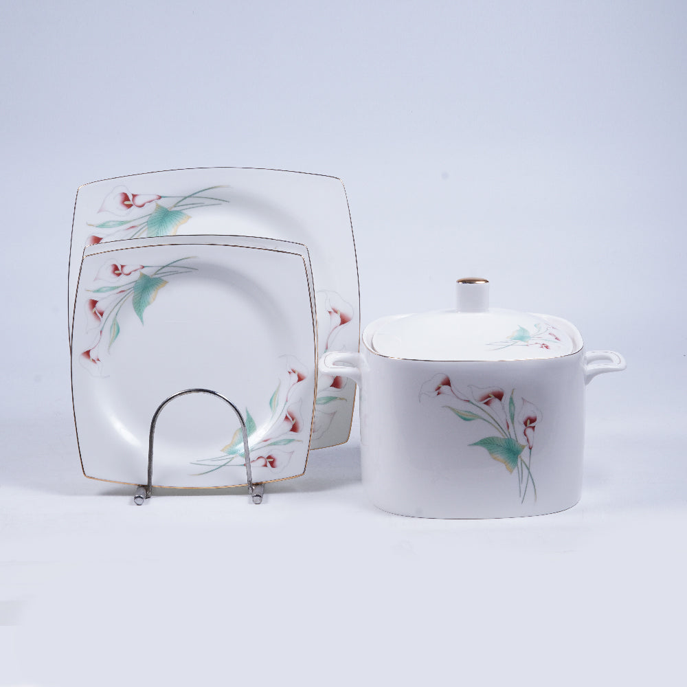 DINNER SET BONE CHINA 87PC TY002