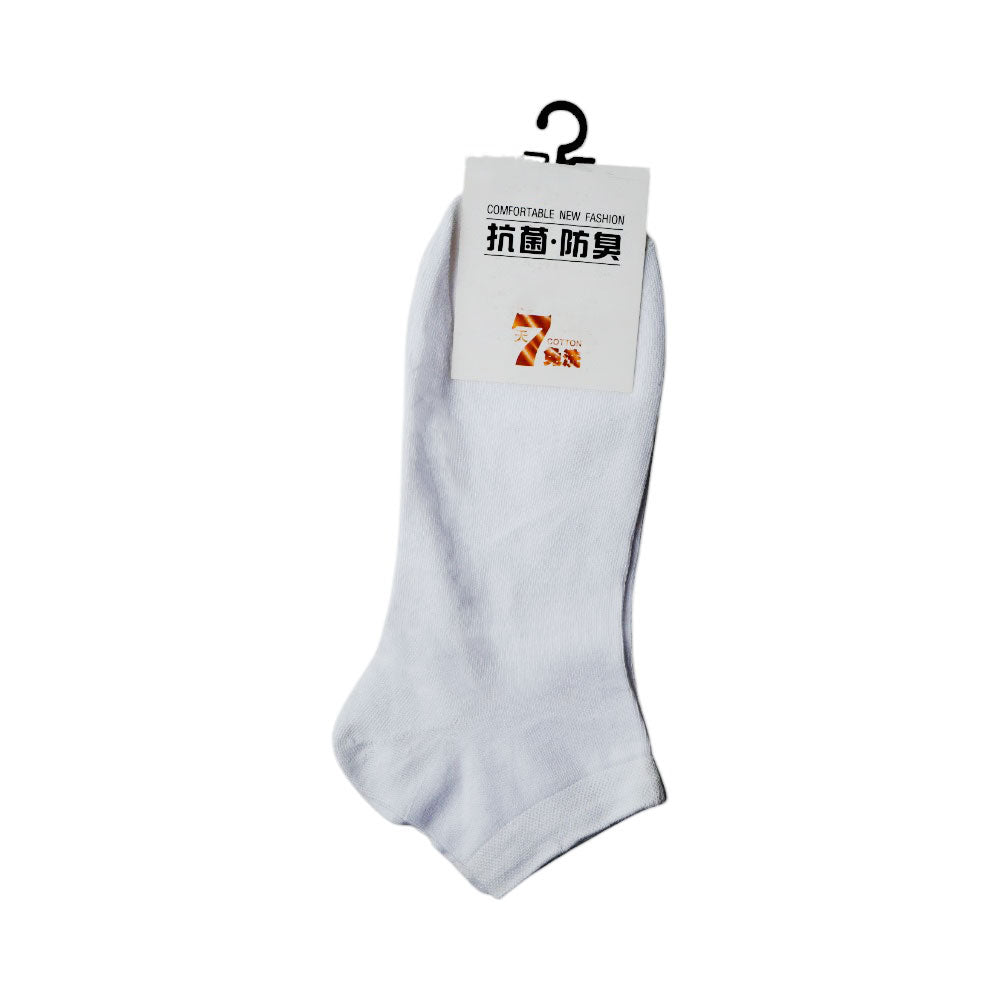 MEN ANKLE SOCKS P1 WHITE SU-21