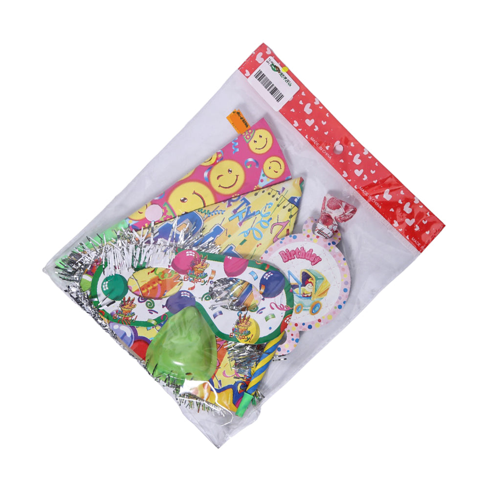 Tz-002 Birthday Cap Set 4Pc Ir