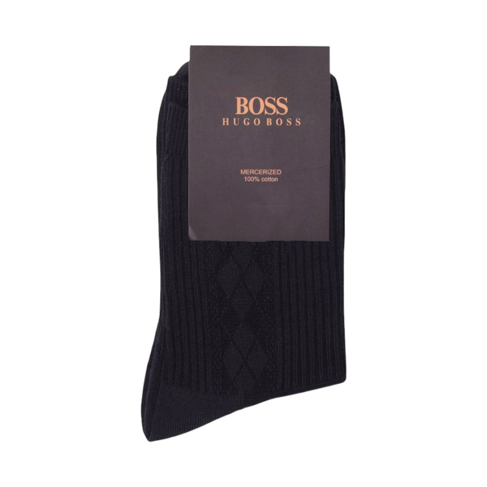 GENTS SOCKS BRANDED CHARCOAL SU-21