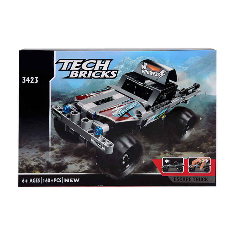 3423JISI BRICKS ESCAPE TRUCK BLOCK SET 160PCS (6+ YEAR) A.I