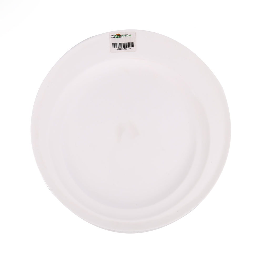 DISH PORCELAIN WHITE IR 14INCH G045