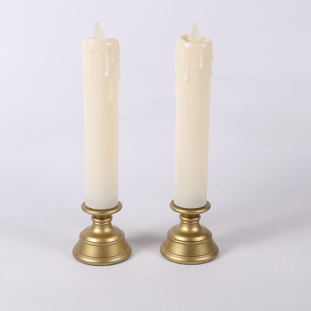 LED CANDLE LIGHT SET 2PC IR 15-19