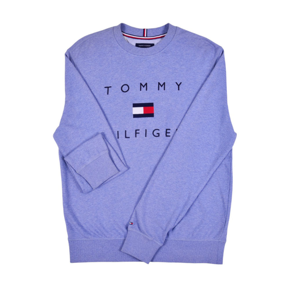 TH MEN L/S SWEAT SHIRT 78J2-282-460 SKY BLUE L (MZ)