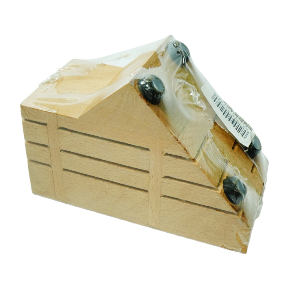 KNIFE BLOCK SMALL BEECH WOOD 8 SLOT 8004