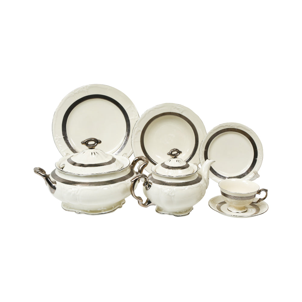 DINNER SET ROYAL BISTRO 85PC J1801-11B A+B
