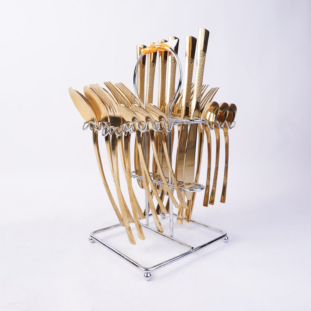 CUTLERY SET 24PC ARSHIA WITH STAND TM478GGS2648