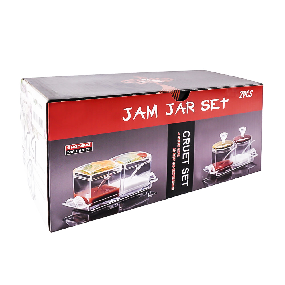 JAM POT SET 2PC ACRYLIC IR F2912