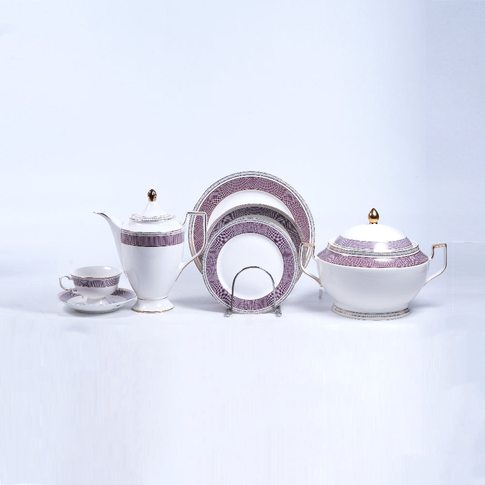 DINNER SET ROYAL BISTRO 85PC J1818-103A