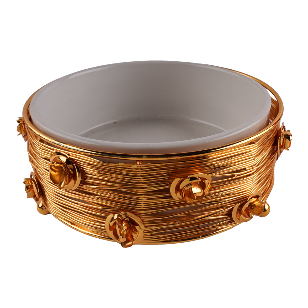 BOWL CANDY GOLDEN SILVER DT11MSG