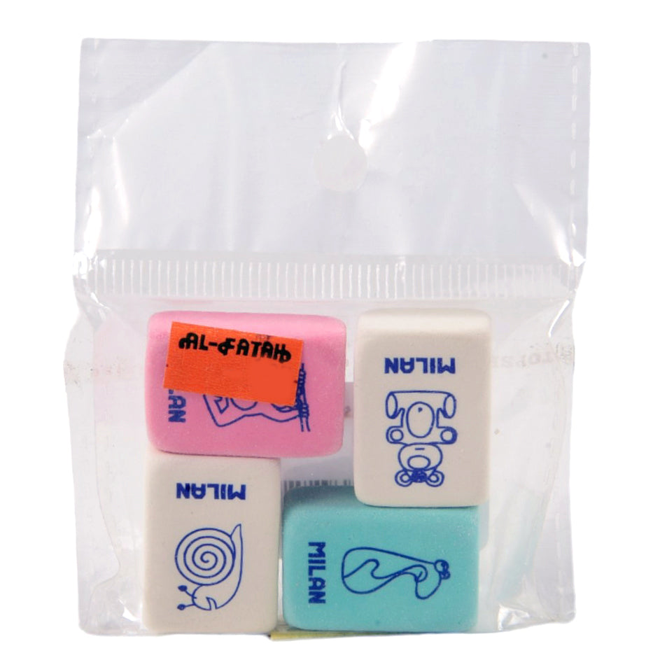 4060 MILAN ERASER 4PC A.M