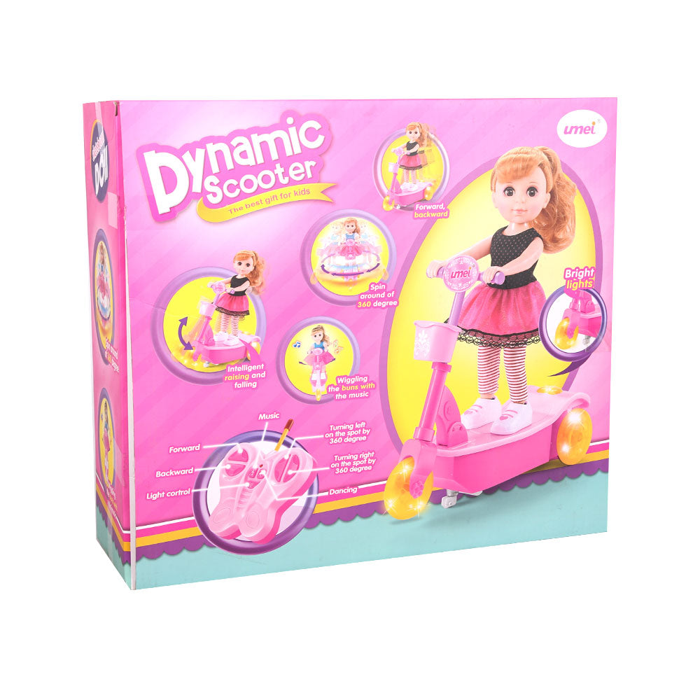 5078E DOLL W DYNAMIC SCOOTER IR (3+ YEAR)