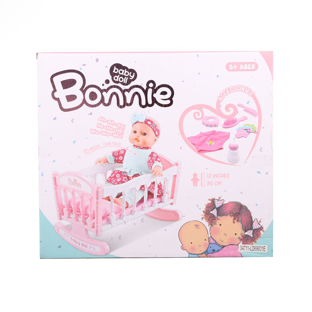 Ld69001E Baby Doll Bonnie With Cradle (3+ Year)