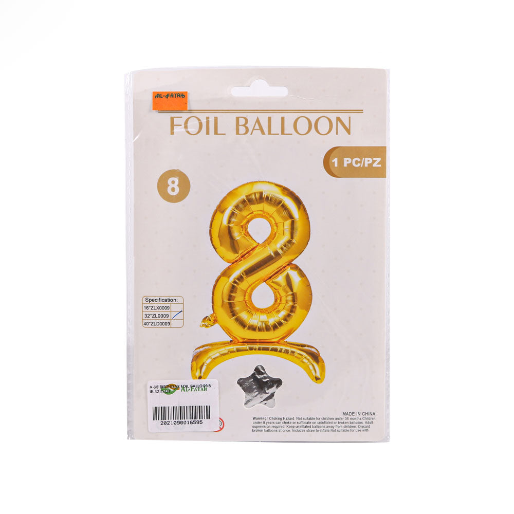 A-38 Birthday Foil Balloons Ir 32 Inch