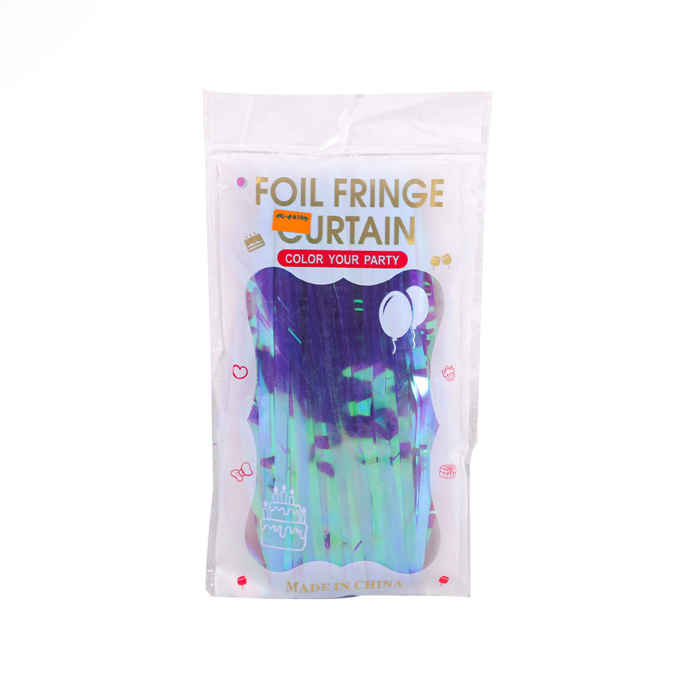 A-30-35 Party Foil Fringe Curtain Ir