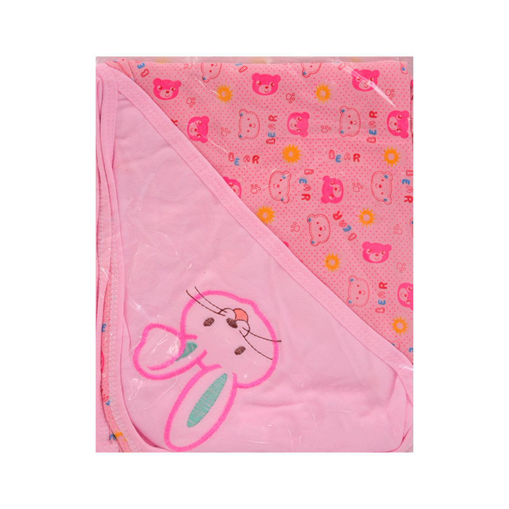 BABY COTTON WRAPPING SHEET WITH HOOD 05 MW-21